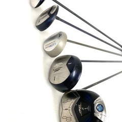 【豪華！】◆TSURUYA ツルヤ AXEL ドライバー＋Wilson アイアン 等◆ゴルフクラブ 全16本セット＋ Fitway キャディバッグ付き