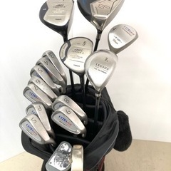 【豪華！】◆TSURUYA ツルヤ AXEL ドライバー＋Wilson アイアン 等◆ゴルフクラブ 全16本セット＋ Fitway キャディバッグ付き