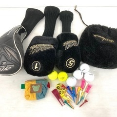 【豪華！】◆TSURUYA ツルヤ AXEL ドライバー＋Wilson アイアン 等◆ゴルフクラブ 全16本セット＋ Fitway キャディバッグ付き