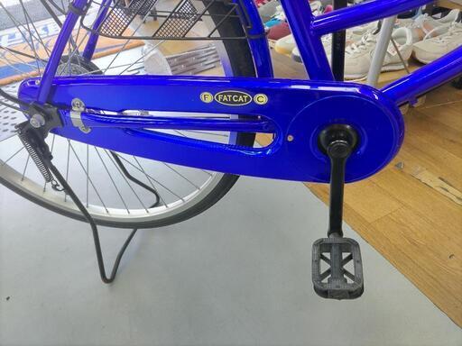 J012　普通自転車  FAT CAT  ダイナモライト  26インチ  カギ欠品 J012 普通自転車 FAT CAT ダイナモライト 26インチ カギ欠品