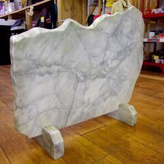 大理石 衝立 虎 干支 幅82×奥22×高66.5cm 寅 和室 装飾 飾り 玄関 札幌 厚別店