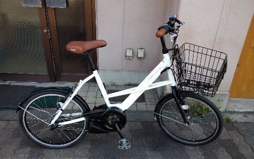 (本体のみ)YAMAHA PAS CITY-X 20吋電動アシスト自転車 アルミ/内装3段/LEDライト/ホワイト