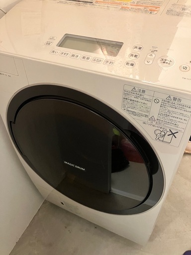 TOSHIBA ドラム式全自動洗濯機 2016年製 TW-117V3L chateauduroi.co