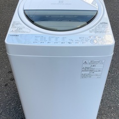 【RKGSE-730】特価！東芝/6kg/全自動洗濯機/AW-6G6/中古/2019年製/当社より近隣地域無料配達