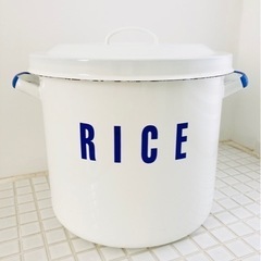 ホーロー　ライス缶　RICE缶　ホーロー缶　琺瑯缶