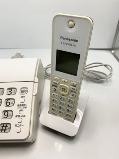 my1069 パナソニック FAX電話機おたっくす　パーソナルファックス　KX-PD503DL 子機付き