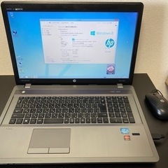 【美品・動作確認済】ノートパソコン17.3インチ　HP　ProB...