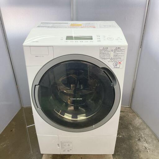 東芝 ドラム式洗濯乾燥機 グランホワイト TW-117V5L(W)　洗濯機