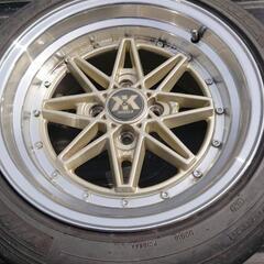 メーカー不明 15インチホイール 4本セット 8j 旧車 ワーク エクイップ