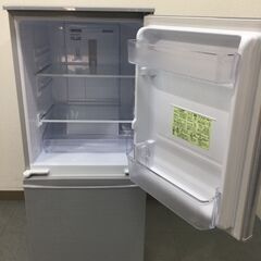 5/28受渡済)JT4133【SHARP/シャープ 2ドア冷蔵庫】美品 2019年製 SJ