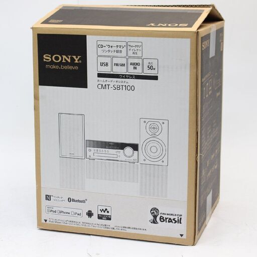 282)【未使用】SONY ソニー マルチコネクトコンポ CMT-SBT100 2014年製 オーディオ 音響機器 Bluetooth対応