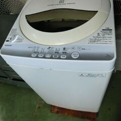 【ネット決済】F735　東芝　全自動洗濯機　5.0KG  AW-...