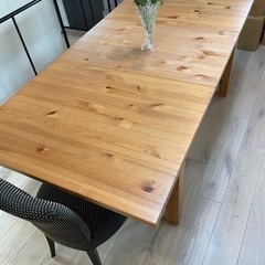 購入者決定 IKEA イケア STORNÄS(ストールネス) ダイニング伸縮式テーブル