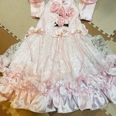 女児ドレス　110センチ　ピンク