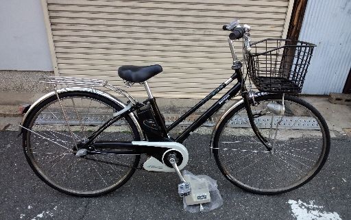 Panasonic vivi TOUGHNESS[ビビ タフネス]27吋 電動アシスト自転車 8.0Ahバッテリー+充電器+スペアキー2本付き(ブラック)