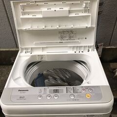 ☆中古 激安！！￥11,000！！Panasonic　パナソニック　5.0kg洗濯機　家電　2017年製　NA-F50B11型　幅56cmｘ奥行57cmｘ高さ88cm　【BD107】