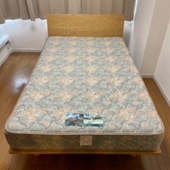 □美品□無印良品 x フランスベッド□ セミダブルベッド マットレス