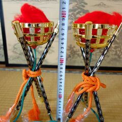 かがり火　光越謹製　高さ30cm