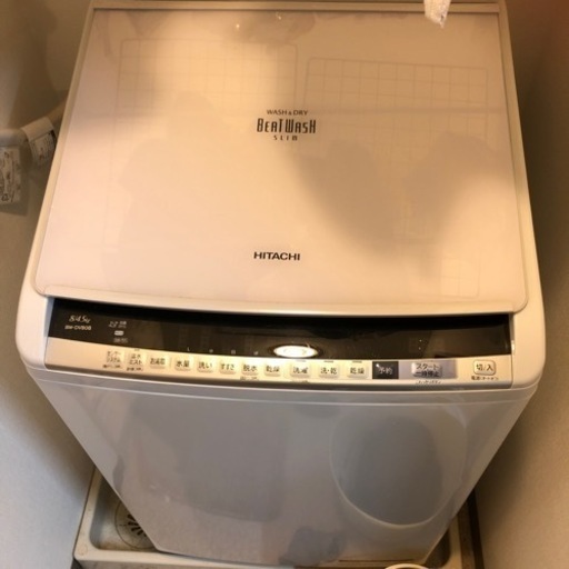 HITACHI洗濯乾燥機 BeatWashSLIM 冷蔵庫セット
