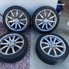 RAYS G-games 77S 215/45ZR17 91W 希少4穴　17インチ