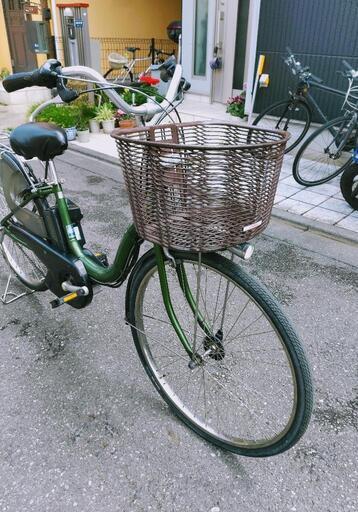 値下げしました！電動アシスト自転車！中古 現行新基準美品！ヤマハPAS 