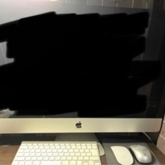 iMac 27inch ワイヤレスキーボード、マウス付き