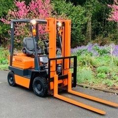 トヨタ ガソリン　フォークリフト 5FGL10 , 移動時間-1670H !.