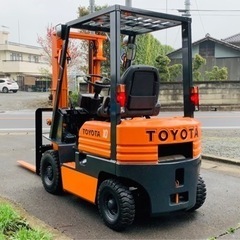 トヨタ ガソリン　フォークリフト 5FGL10 , 移動時間-1670H !.