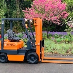 トヨタ ガソリン　フォークリフト 5FGL10 , 移動時間-1670H !.