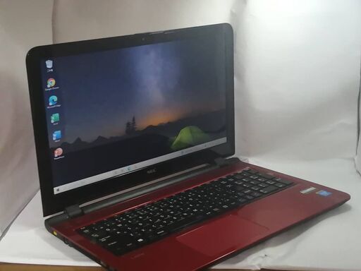 NEC　Lavie　LS150SSR 赤美品　SSD WIN10 Office
