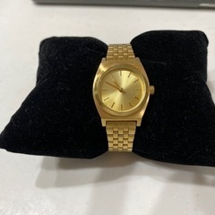 NIXON SMALL TIME TELLER ゴールド レディ...