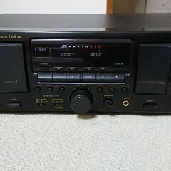 🔚 📼 TEAC ダブルカセットデッキ W780-R