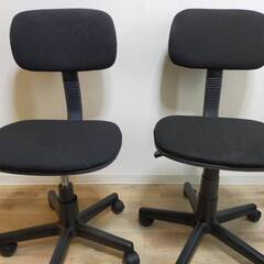 オフィスチェア　2脚　椅子　サンワサプライ製