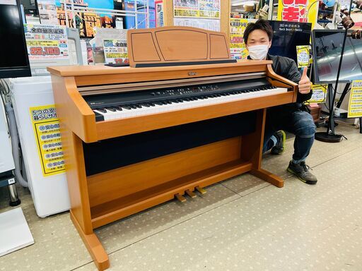(商談中 7/10森)　Roland HP-107D-LC 電子ピアノ