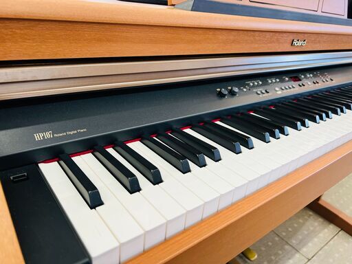 (商談中 7/10森)　Roland HP-107D-LC 電子ピアノ