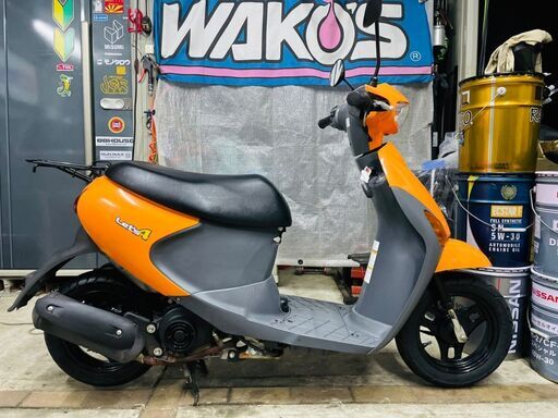 ☆実動！最終型2012年モデル スズキ レッツ4 実走行4730km バッテリー