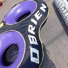 トーイングチューブ二人乗り！