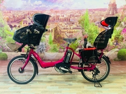 D40D電動自転車M89M/長生き8アンペア/保証期間有/新品タイヤ/ヤマハ