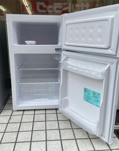 【レガストック川崎本店】】ハイアール オリジナルベーシック 冷蔵庫 ホワイト BR-85A-W [2ドア /右開きタイプ /85L] [冷凍室 25L]