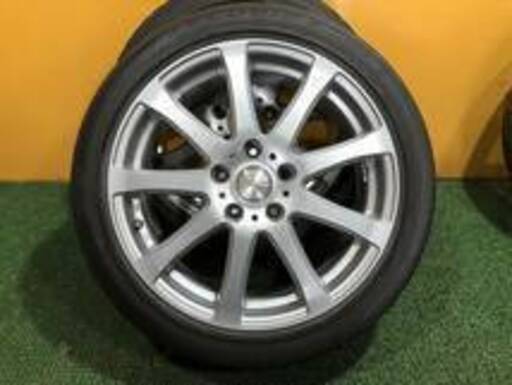 No.799　HOTSTUFF ホットスタッフ　Exceeder エクシーダー　17インチホイール 17×7J　5穴　タイヤ付 215/45R17　4本セット
