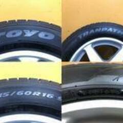 No.800　トーヨー　ウインタートランパス　16インチスタッドレスタイヤ 215/60R16　ホイール付　4本セット 