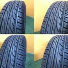 No.801　ダンロップ EC202　タイヤ 13インチ 軽自動車サイズ　155/65R13　ホイール付 4穴　4本セット