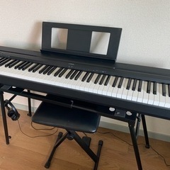 電子ピアノ　YAMAHA Pシリーズ　88鍵盤　ブラック