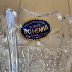 ボヘミアングラス　花瓶　新品未使用 − 兵庫県