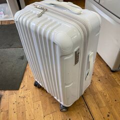 キャリーバッグ　No.1451　ホワイト　スーツケース　※鍵なし...