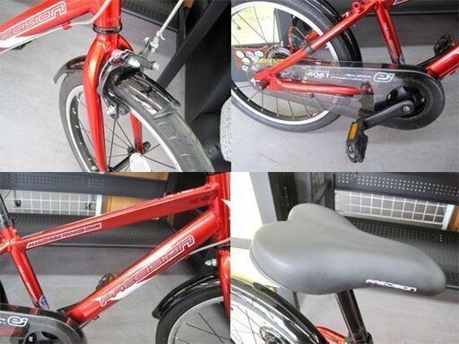 良品 子供用自転車 18インチ プレシジョン 赤 補助輪付き アサヒ ジュニアサイクル PRECISION  変速なし レッド 18型