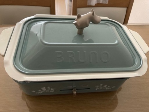 BRUNO(ブルーノ)コンパクトホットプレートホワイト白 3種たこ焼き\u0026平面