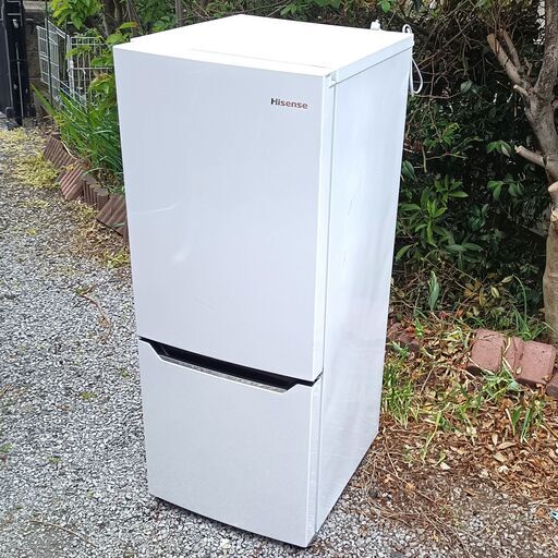 ★配達可‼★ 2020年製 ハイセンス 150L 2ドア 冷凍 冷蔵庫 HR-D15C パールホワイト