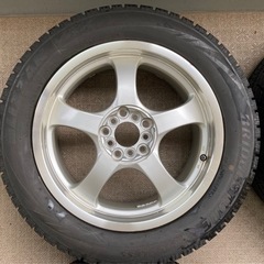スタッドレスタイヤ+アルミ4本セット　ブリザックVRX 215-55-R17