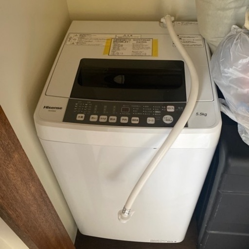 ハイセンス　洗濯機　2018年製　5.5キロ